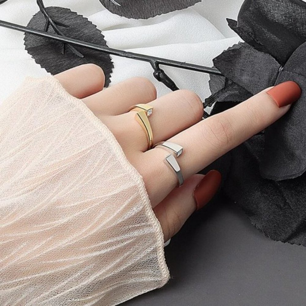 925 Sterling silver adjustable Ring - Picture 2 of 3